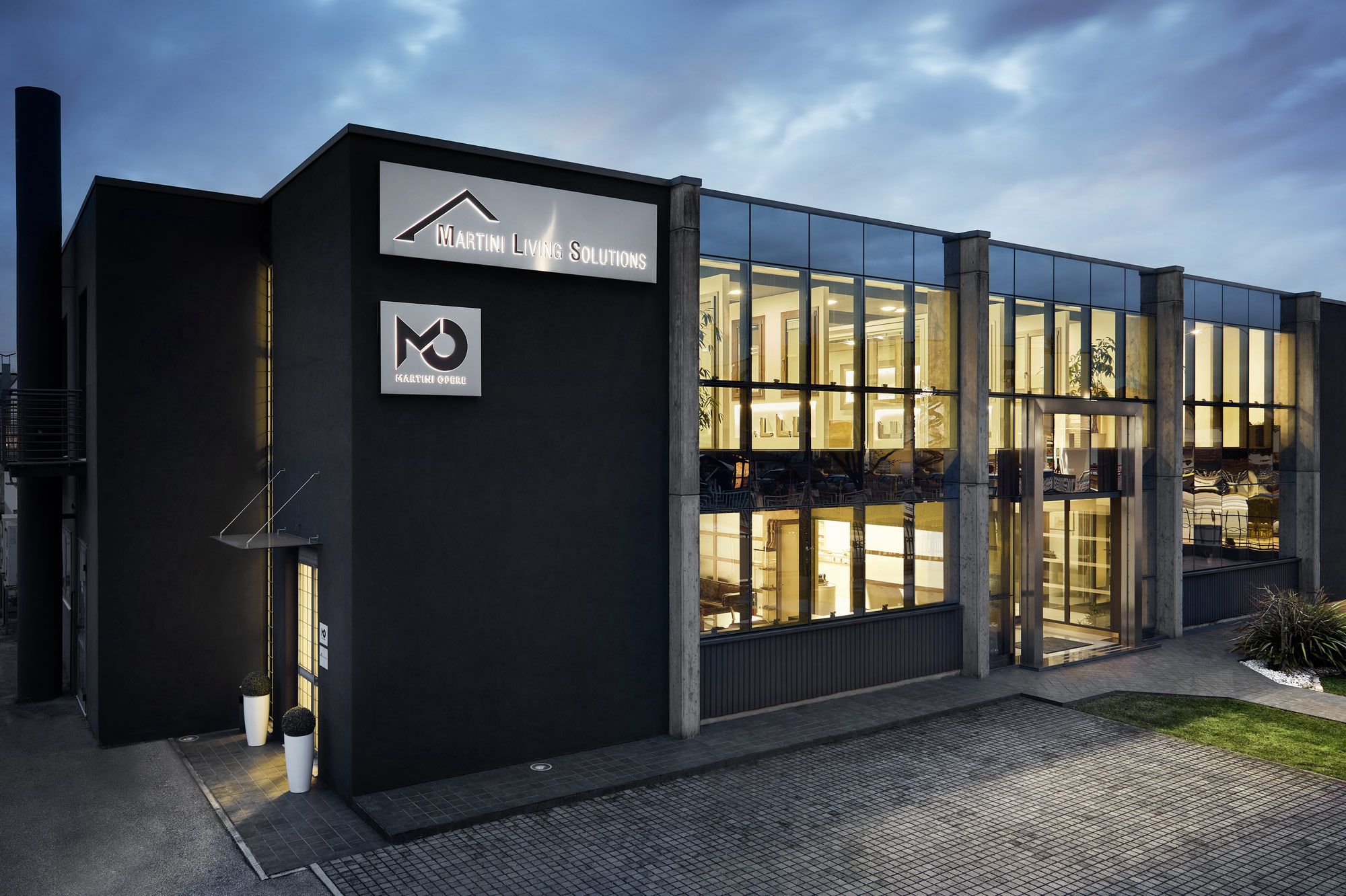 Capannone sede Martini Living Solutions Notte